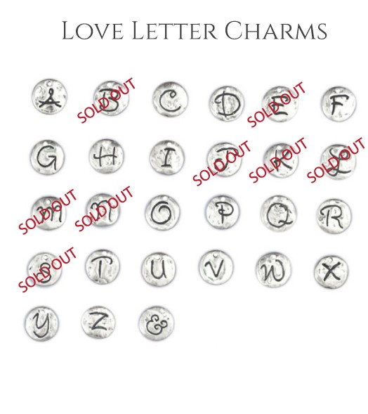 Mothers Sterling Silver Initial Necklace of Sterling Silver By Nelle and Lizzy