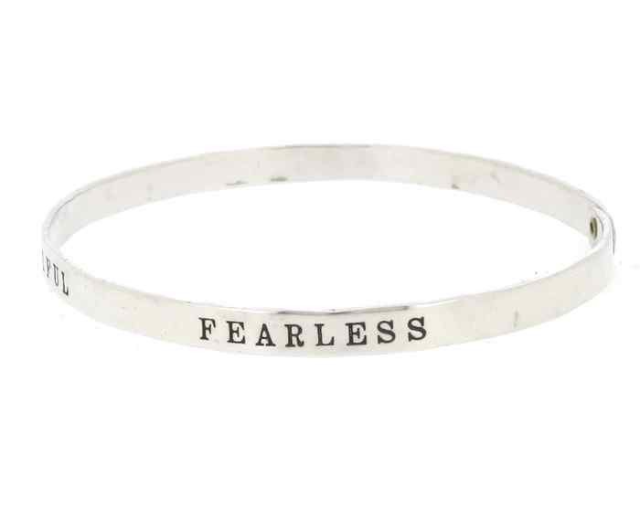 Empowerment Bracelet (Strong-Beautiful-Fearless) | Nelle & Lizzy