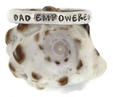 Empowered, Dad Empowered Sterling Silver Ring
