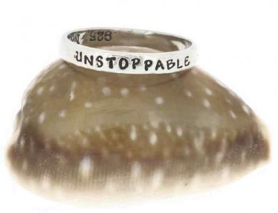 Empowered, Unstoppable Sterling Silver Ring