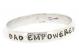Empowered, Dad Empowered Sterling Silver Ring 1