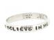 Empowered I Believe In Me Sterling Silver Ring 1
