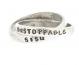Empowered, Unstoppable-Sisu Double Sterling Silver Ring 1