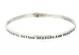 Empowered Powerful Beyond Measure Silver Bangle Bracelet 1