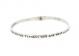 Empowered, Who & What She Wants Silver Bangle Bracelet 1