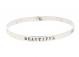 Sterling Silver Empowerment Bracelet Bangle