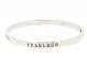 Sterling Silver Empowerment Bracelet Bangle