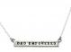 Empowered - Dad Empowered Silver Bar Necklace 1