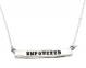 Empowered, Empowered Silver Bar Necklace 1