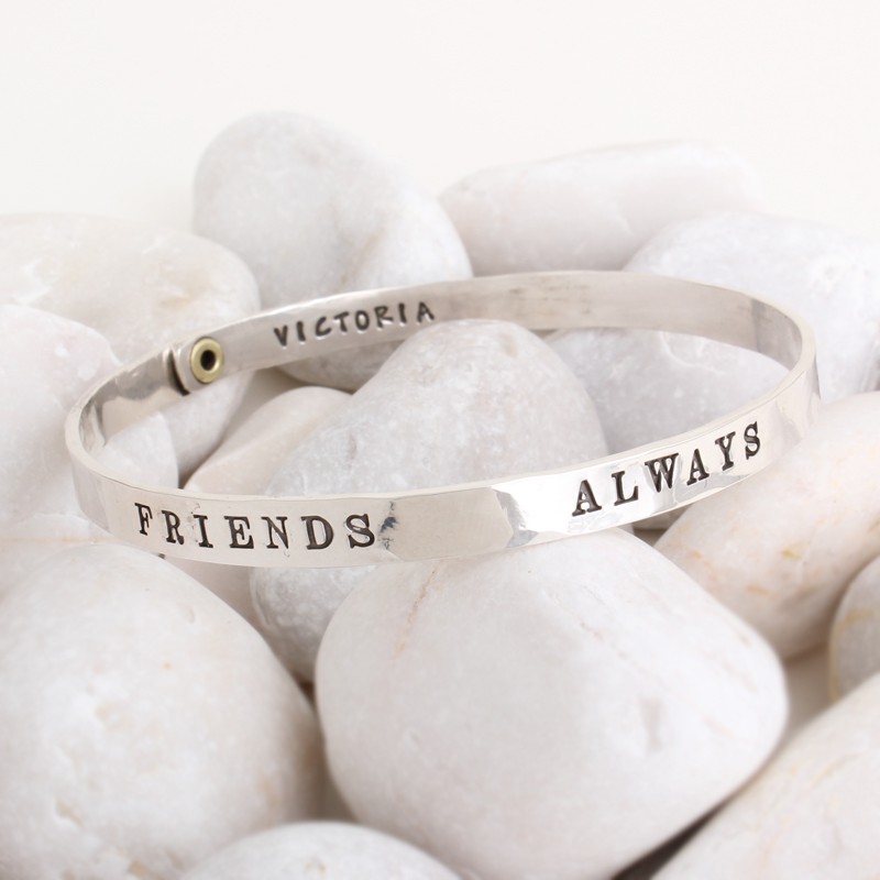Personalized Family Bracelets with Names Silver Nelle & Lizzy