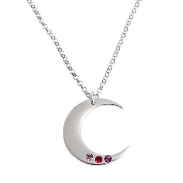 I love you to the moon and back necklace with initial charms