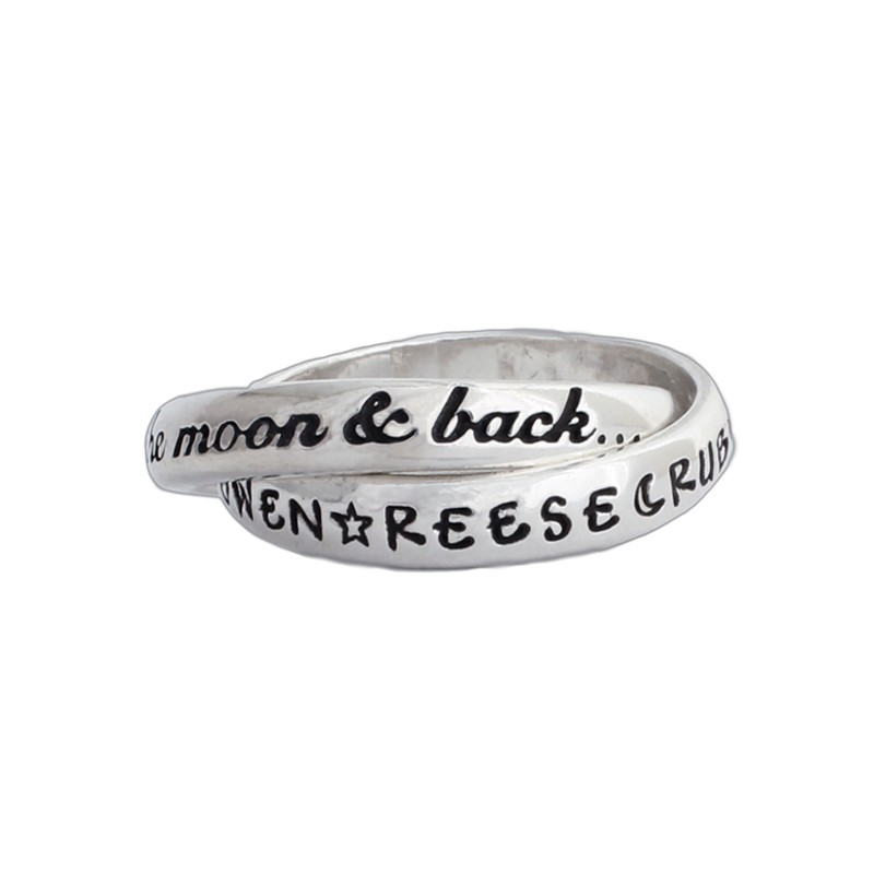 Moon and Back Grandmothers Ring