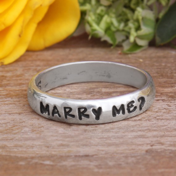 custom proposal band ring