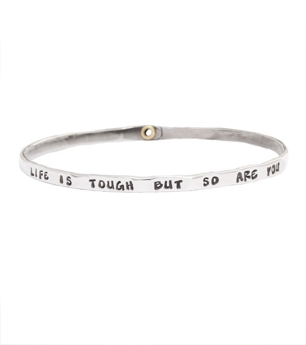 Inspirational Jewelry - Silver Cuff Bracelet