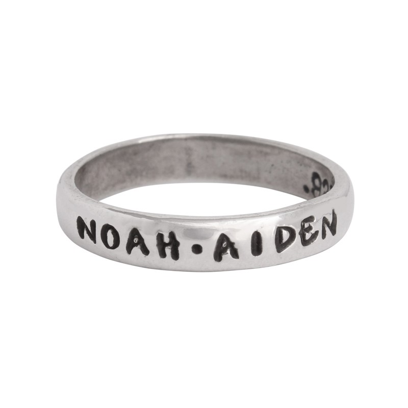 grandmothers ring personalized for two children