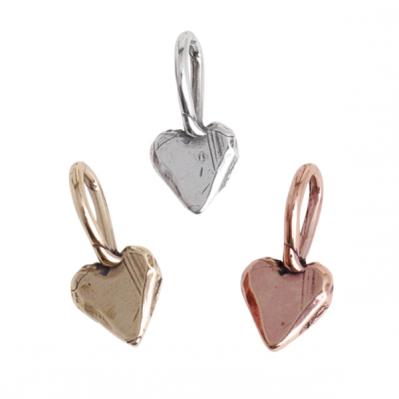 Heart Trinket Charm Silver, Gold, Rose Gold