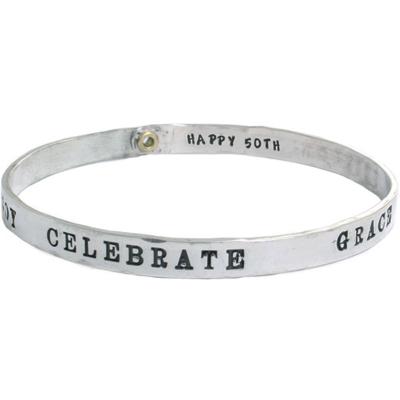 50th birthday gift, birthday bracelet