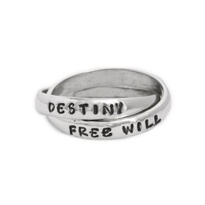 encouragement ring stamped