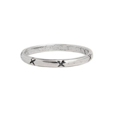 sterling silver stacking ring at Nelle 