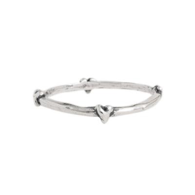 sterling silver stacking ring at Nelle 