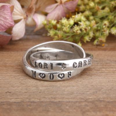 mother daughter friend ring