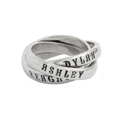 Grandmothers name ring - triple