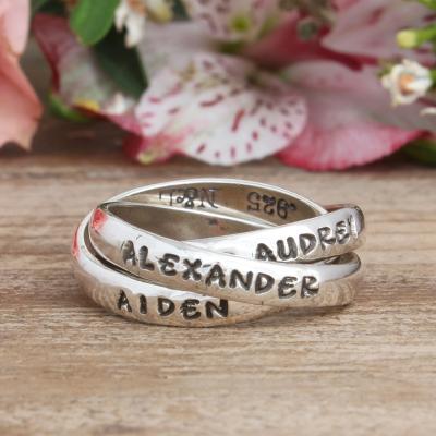 Personalized Ring Custom Ring Stack Rings Personalized 