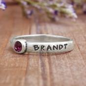 Graduation Ring personalized