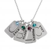 Personalized charm necklace for grandma