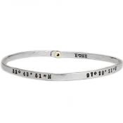 longitude latitude bangle bracelet