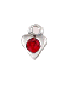 Birthstone Heart Charm 7