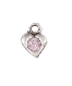 Birthstone Heart Charm 6