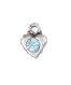 Birthstone Heart Charm 3