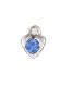 Birthstone Heart Charm 9