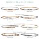 stacking bangle bracelets style chart