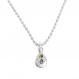 Mother's Charm Necklace with inital and birthstone