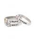 Grandmothers Birthstone Name Ring Stackable