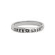 sterling silver band name ring