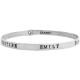 Grandmother's stackable silver bangle bracelet