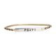 silver gold bronze name bangle