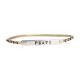 silver gold bronze name bangle