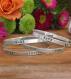 Bangle bracelet for grandma - Family bracelet