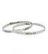 stackable silver family bracelets