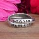 Personalized Name Ring, double