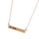 Grandmother's Gold Bar Necklace