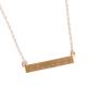 Gold Birthstone Bar Mother's Necklace