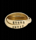 Grandmothers name ring 14K gold Double