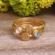 gold mother's stackable birthstone rings