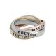 Cartier inspired mothers rolling ring with names