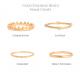 gold stackable ring chart